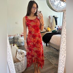 Vintage Chico’s design floral tropical dress
